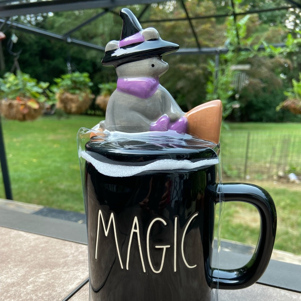 New Rae Dunn magic Halloween mug with topper - Picture 2 of 2